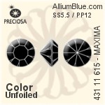 Preciosa MC Chaton MAXIMA (431 11 615) SS5.5 / PP12 - Color Unfoiled