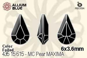 PRECIOSA Pear MXM 6x3.6 blu.zirc DF