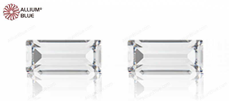 PRECIOSA Baguette MXM 6x2 crystal DF