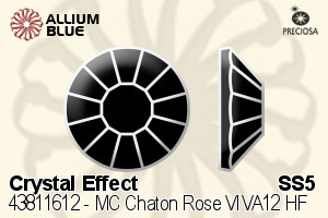 PRECIOSA Rose VIVA12 ss5 crystal HF Aur