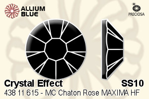 PRECIOSA Rose MAXIMA ss10 crystal HF BdF