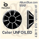 Preciosa MC Chaton Rose MAXIMA Flat-Back Hot-Fix Stone (438 11 615) SS12 - Color UNFOILED