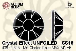 Preciosa MC Chaton Rose MAXIMA Flat-Back Hot-Fix Stone (438 11 615) SS16 - Crystal Effect UNFOILED - Haga Click en la Imagen para Cerrar