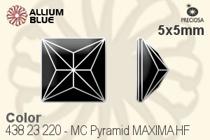 PRECIOSA Pyramid MXM FB 5x5 lt.sapph HF