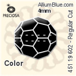 Preciosa MC Bead Regular Cut (451 19 602) 4mm - Colour (Uncoated)