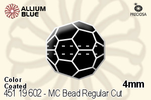 PRECIOSA Round Bead,Simp. 4 mm jonquil AB
