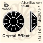 Preciosa MC Chaton Rose MAXIMA Flat-Back Hot-Fix Stone (438 11 618) SS48 - Crystal Effect