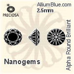 Preciosa Alpha Round Brilliant (RBC) 2.6mm - Nanogems