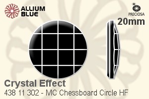 Preciosa MC Chessboard Circle Flat-Back Hot-Fix Stone (438 11 302) 20mm - Crystal Effect - Haga Click en la Imagen para Cerrar