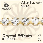 Preciosa Round Maxima Cupchain (7413 3002), Plated, With Stones in PP24 - Crystal Effects