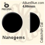 Preciosa Cabochon (CBC) 4mm - Cubic Zirconia