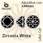 Preciosa Lotus Cut (LTC) 2.00mm - Zirconia White