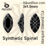 プレシオサ Marquise Diamond (MDC) 3x1.5mm - Synthetic Spinel