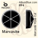 Preciosa Marcasite Rose (MRC) PP6 - Marcasite