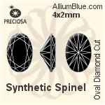 プレシオサ Oval Diamond (ODC) 4x2mm - Synthetic Spinel
