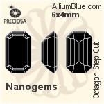 Preciosa Octagon Step (OSC) 6x4mm - Cubic Zirconia