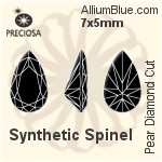 プレシオサ Pear Diamond (PDC) 6x4mm - Synthetic Spinel