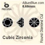 Preciosa Round Simple (RDC) 0.5mm - Cubic Zirconia