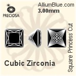 Preciosa Square Princess (SPC) 2.75mm - Synthetic Spinel
