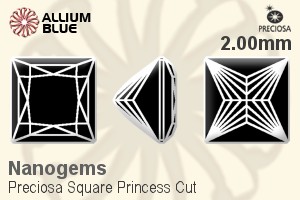 プレシオサ Square Princess (SPC) 2mm - Nanogems