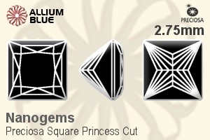 Preciosa Square Princess (SPC) 2.75mm - Nanogems
