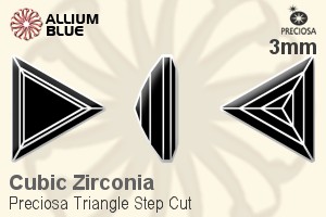 Preciosa Triangle Step (TSC) 3mm - Cubic Zirconia - 关闭视窗 >> 可点击图片