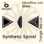 Preciosa Triangle Step (TSC) 3mm - Synthetic Spinel