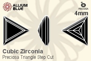 Preciosa Triangle Step (TSC) 4mm - Cubic Zirconia - 关闭视窗 >> 可点击图片