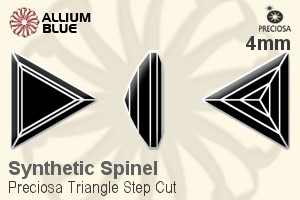 Preciosa Triangle Step (TSC) 4mm - Synthetic Spinel - Haga Click en la Imagen para Cerrar