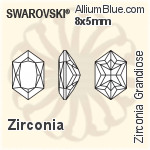 施华洛世奇 Zirconia Grandiose 切工 (SGGRD) 6x3.75mm - Zirconia