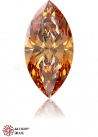 SWAROVSKI GEMS Cubic Zirconia Marquise Pure Brilliance Amber 6.00x3.00MM normal +/- FQ 0.070