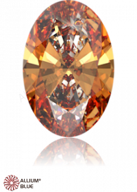 SWAROVSKI GEMS Cubic Zirconia Oval Pure Brilliance Amber 7.00x5.00MM normal +/- FQ 0.040