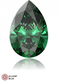 SWAROVSKI GEMS Cubic Zirconia Pear Pure Brilliance Green 5.00x3.00MM normal +/- FQ 0.080