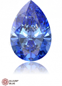 SWAROVSKI GEMS Cubic Zirconia Pear Pure Brilliance Fancy Blue 6.00x4.00MM normal +/- FQ 0.070