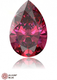 SWAROVSKI GEMS Cubic Zirconia Pear Pure Brilliance Red Dark 8.00x5.00MM normal +/- FQ 0.040