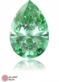 SWAROVSKI GEMS Cubic Zirconia Pear Pure Brilliance Fancy Light Green 8.00x5.00MM normal +/- FQ 0.040
