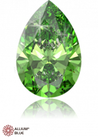 SWAROVSKI GEMS Cubic Zirconia Pear Pure Brilliance Spring Green 8.00x5.00MM normal +/- FQ 0.040