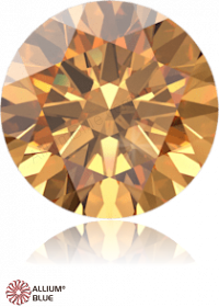 SWAROVSKI GEMS Cubic Zirconia Round Pure Brilliance Amber 0.80MM normal +/- FQ 1.000