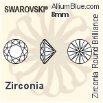 Swarovski Zirconia Oval Pure Brilliance Cut (SGODPBC) 8x6mm - Zirconia