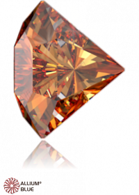 SWAROVSKI GEMS Cubic Zirconia Freeform Side View Amber 7.50x6.00MM normal +/- FQ 0.035