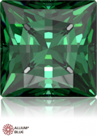 SWAROVSKI GEMS Cubic Zirconia Square Princess PB Green 3.00MM normal +/- FQ 0.100