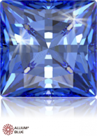 SWAROVSKI GEMS Cubic Zirconia Square Princess PB Fancy Blue 1.50MM normal +/- FQ 0.200