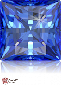 SWAROVSKI GEMS Cubic Zirconia Square Princess PB Arctic Blue 7.00MM normal +/- FQ 0.035
