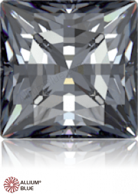 SWAROVSKI GEMS Cubic Zirconia Square Princess PB Silver Grey 4.00MM normal +/- FQ 0.080