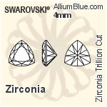 スワロフスキー Zirconia Trillion カット (SGTRIL) 5mm - Zirconia