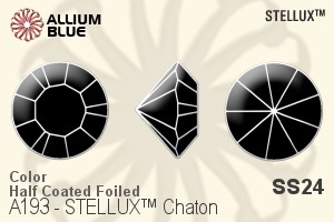 スワロフスキー STELLUX チャトン (A193) SS24 - カラー（ハーフ　コーティング） ゴールドフォイル - ウインドウを閉じる