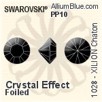 Swarovski XILION Chaton (1028) PP7 - Clear Crystal With Platinum Foiling