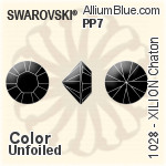 Swarovski XILION Chaton (1028) PP4 - Color With Platinum Foiling
