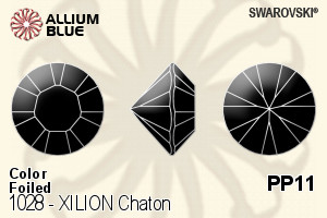 Swarovski XILION Chaton (1028) PP11 - Color With Platinum Foiling