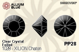 施华洛世奇 XILION Chaton (1028) PP28 - Clear Crystal With Platinum Foiling - 关闭视窗 >> 可点击图片